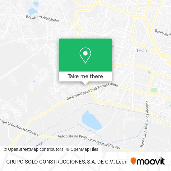 Mapa de GRUPO SOLO CONSTRUCCIONES, S.A. DE C.V.