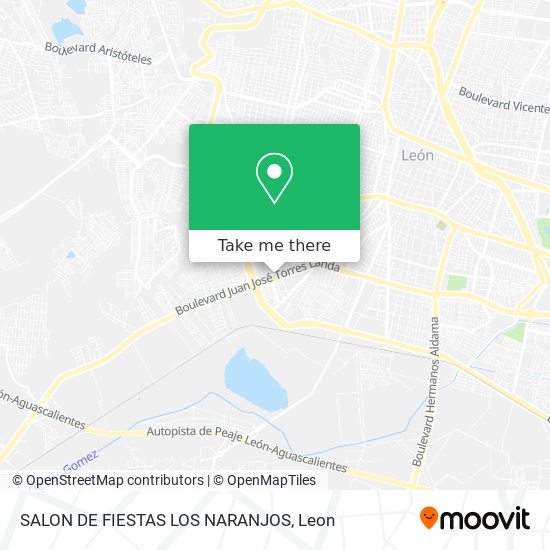 Mapa de SALON DE FIESTAS LOS NARANJOS