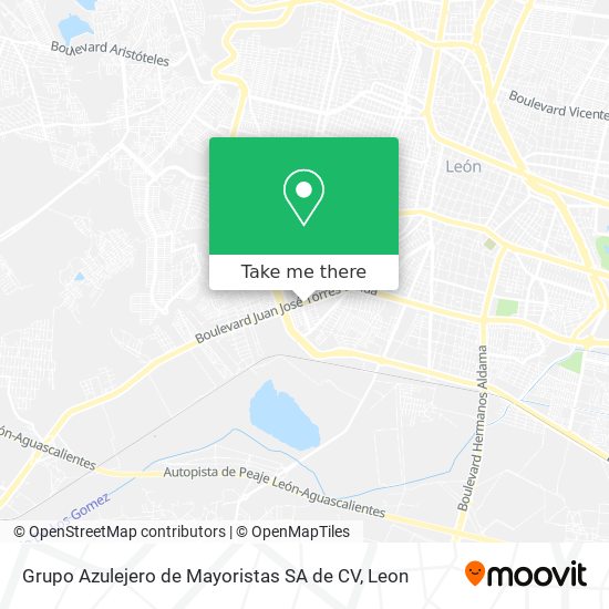 Mapa de Grupo Azulejero de Mayoristas SA de CV