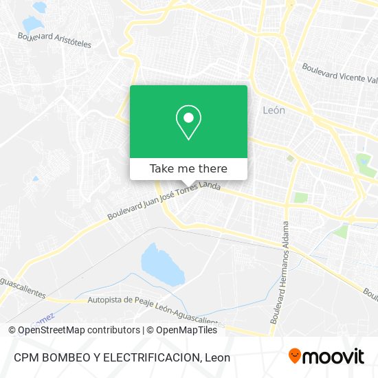Mapa de CPM BOMBEO Y ELECTRIFICACION