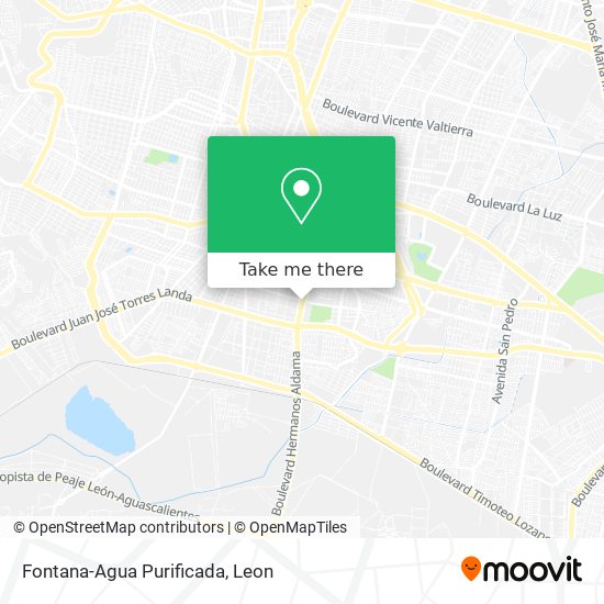 Mapa de Fontana-Agua Purificada