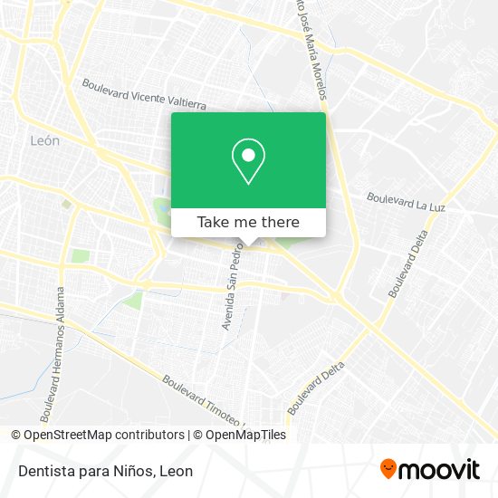Dentista para Niños map