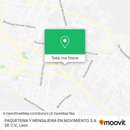 PAQUETERíA Y MENSAJERíA EN MOVIMIENTO, S.A. DE C.V. map