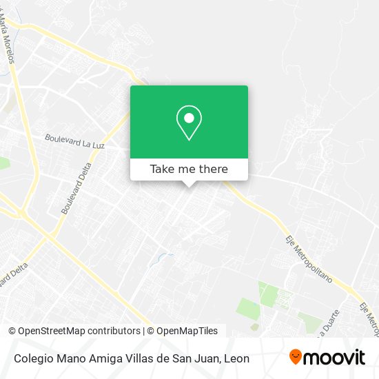 Colegio Mano Amiga Villas de San Juan map