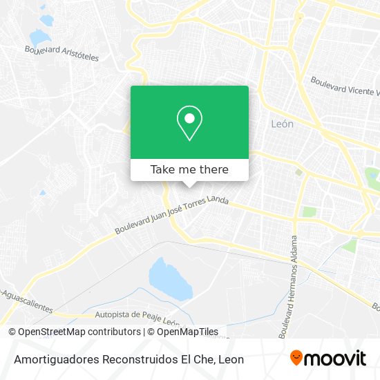 Amortiguadores Reconstruidos El Che map