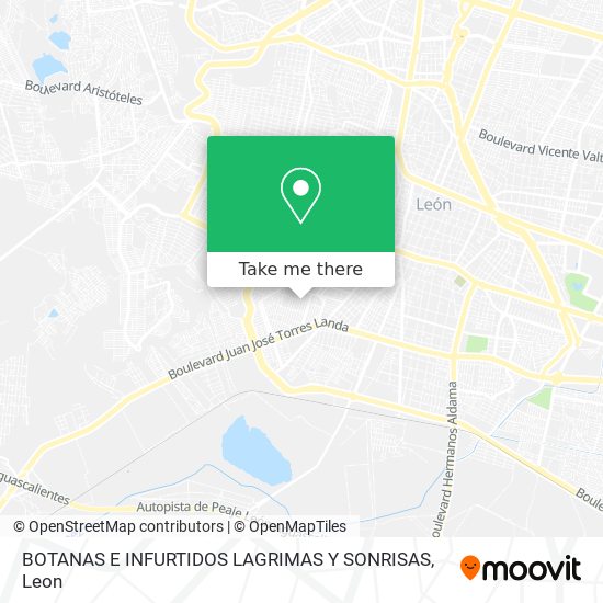 Mapa de BOTANAS E INFURTIDOS LAGRIMAS Y SONRISAS