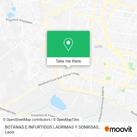BOTANAS E INFURTIDOS LAGRIMAS Y SONRISAS map