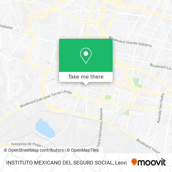 Mapa de INSTITUTO MEXICANO DEL SEGURO SOCIAL