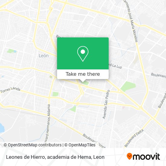 Leones de Hierro, academia de Hema map