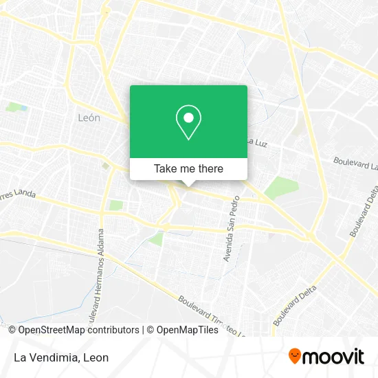 La Vendimia map