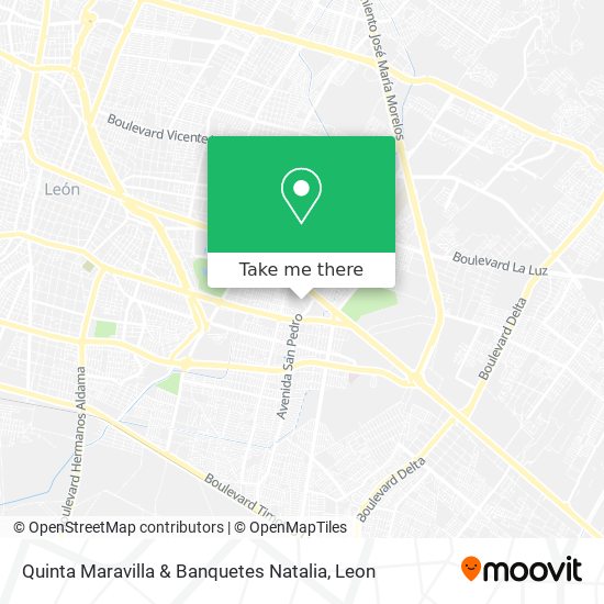 Quinta Maravilla & Banquetes Natalia map