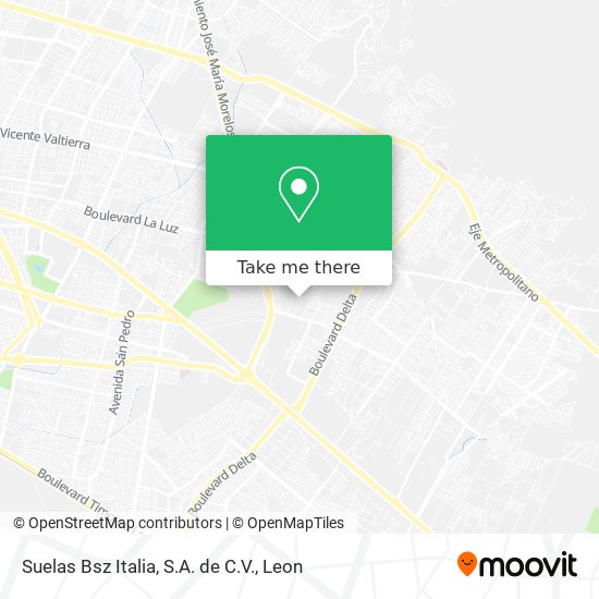 Suelas Bsz Italia, S.A. de C.V. map