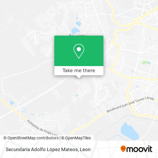Secundaria Adolfo López Mateos map