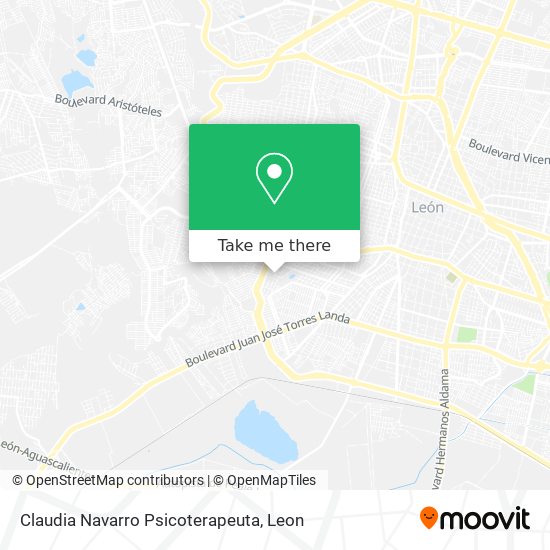 Claudia Navarro Psicoterapeuta map
