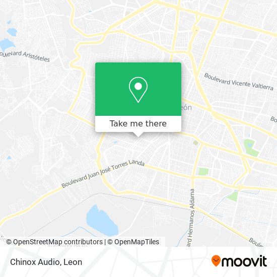 Chinox Audio map