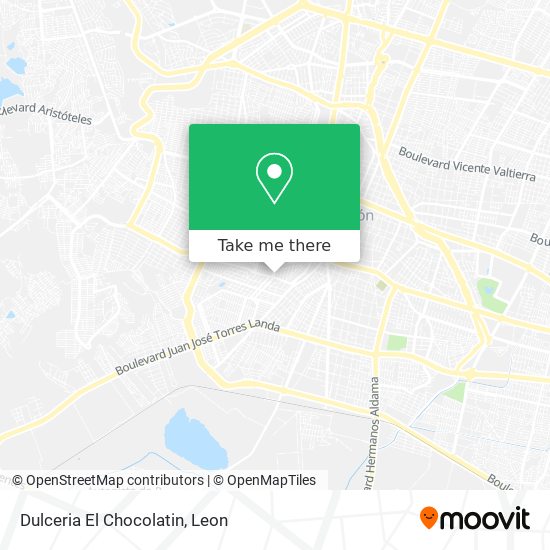 Mapa de Dulceria El Chocolatin