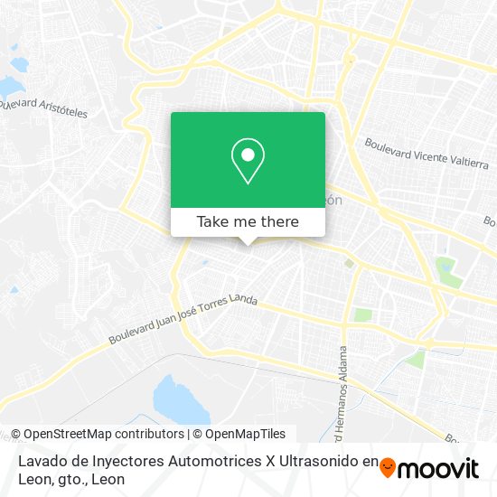 Lavado de Inyectores Automotrices X Ultrasonido en Leon, gto. map