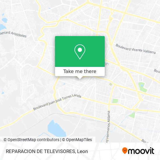 Mapa de REPARACION DE TELEVISORES