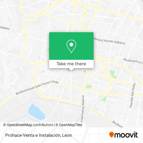 Prohace-Venta e Instalación map
