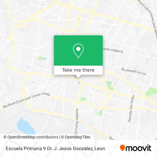 Escuela Primaria 9 Dr. J. Jesús González map