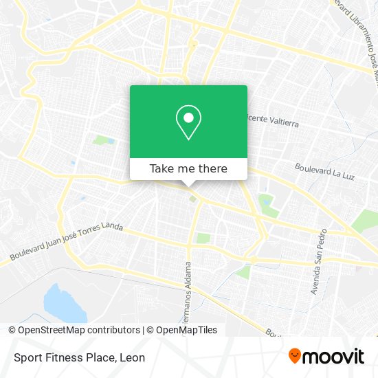 Sport Fitness Place map