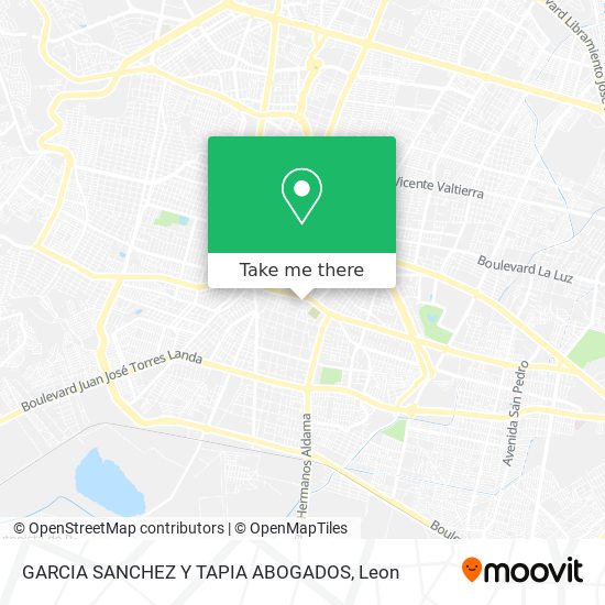 GARCIA SANCHEZ Y TAPIA ABOGADOS map