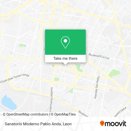 Sanatorio Moderno Pablo Anda map