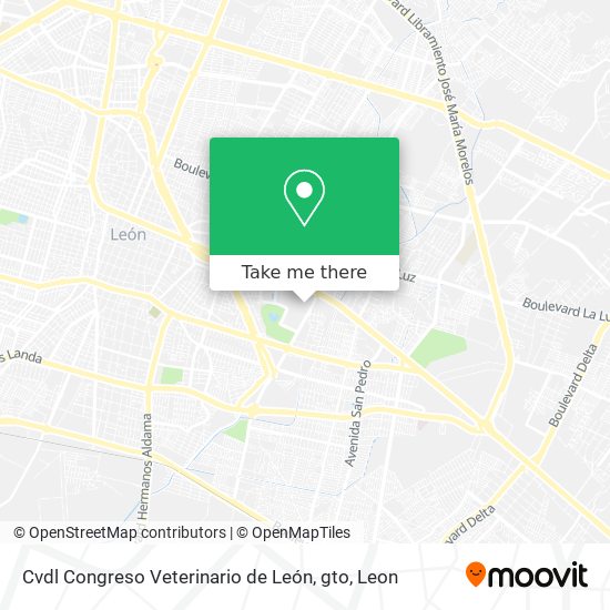 Cvdl Congreso Veterinario de León, gto map