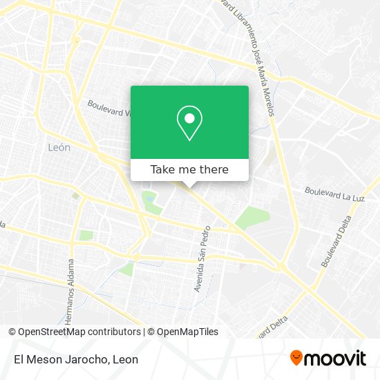 Mapa de El Meson Jarocho