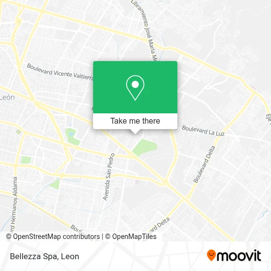 Bellezza Spa map