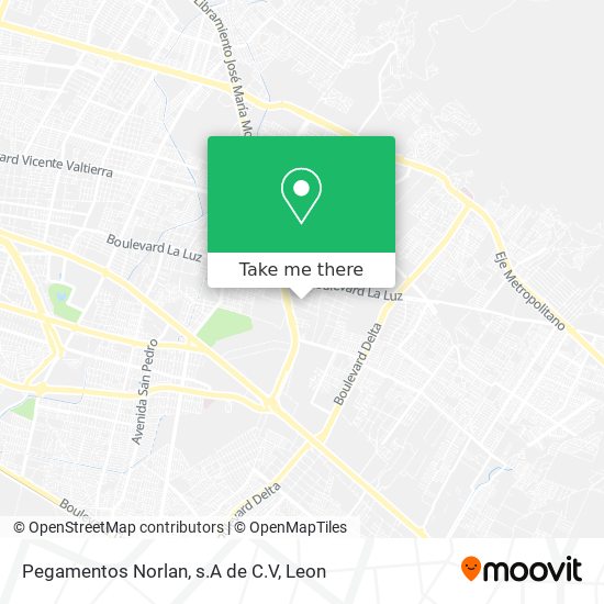 Pegamentos Norlan, s.A de C.V map