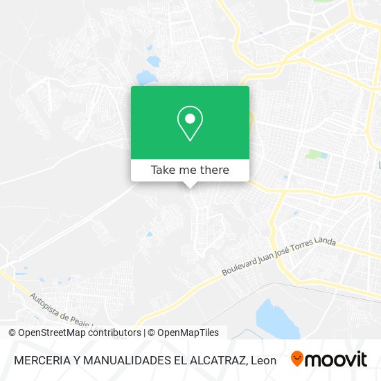 MERCERIA Y MANUALIDADES EL ALCATRAZ map