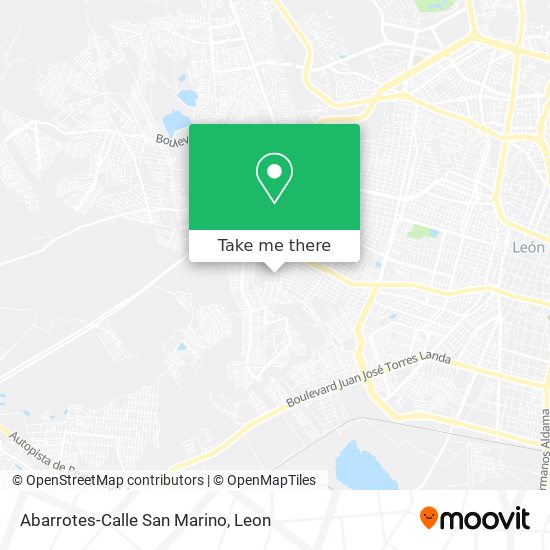 Abarrotes-Calle San Marino map