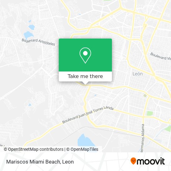 Mariscos Miami Beach map