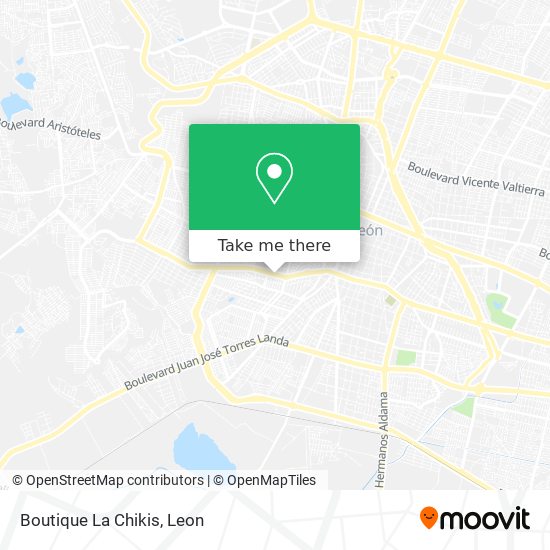 Mapa de Boutique La Chikis