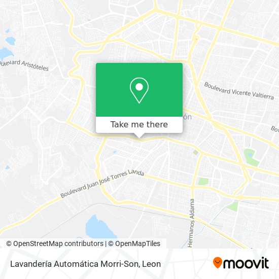 Lavandería Automática Morri-Son map