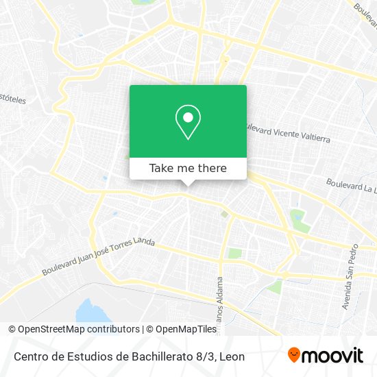 Centro de Estudios de Bachillerato 8 / 3 map