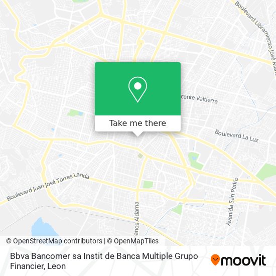 Bbva Bancomer sa Instit de Banca Multiple Grupo Financier map