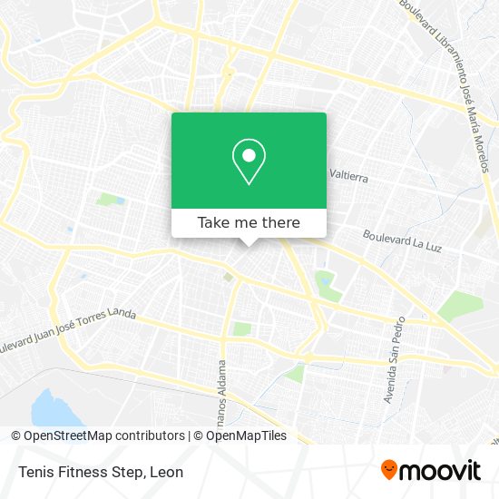 Tenis Fitness Step map