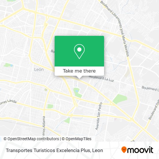 Mapa de Transportes Turisticos Excelencia Plus