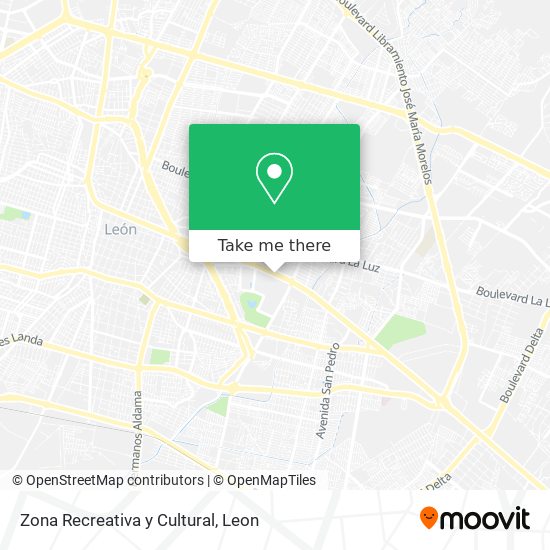 Zona Recreativa y Cultural map