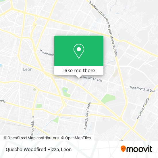 Mapa de Quecho Woodfired Pizza