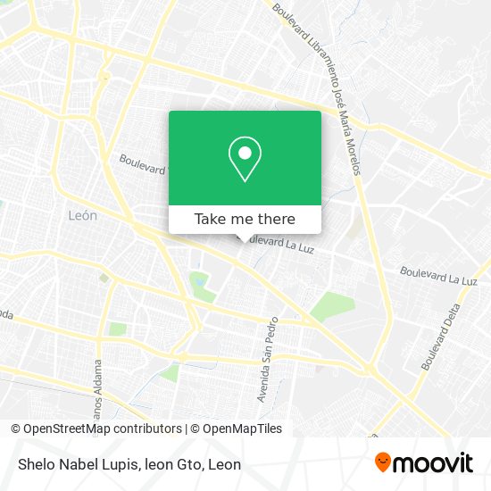 Mapa de Shelo Nabel Lupis, leon Gto