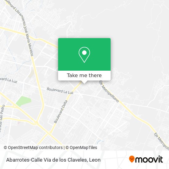 Abarrotes-Calle Vía de los Claveles map
