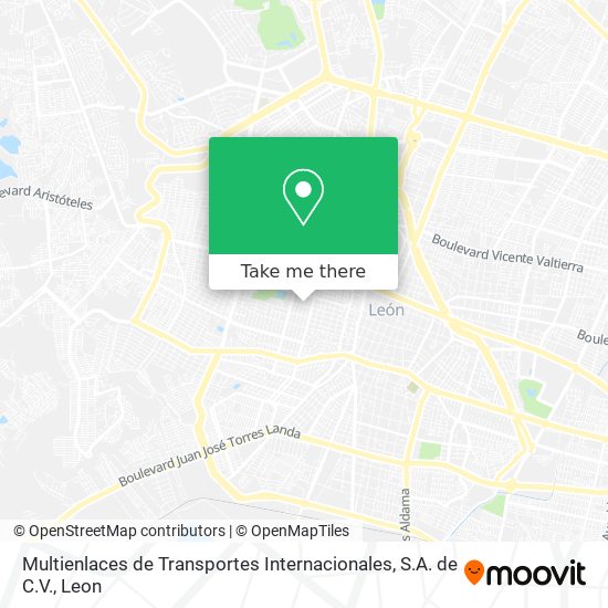 Multienlaces de Transportes Internacionales, S.A. de C.V. map