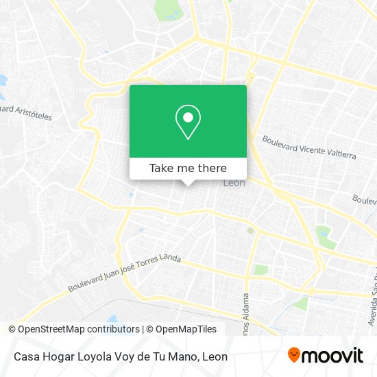 Casa Hogar Loyola Voy de Tu Mano map