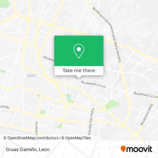 Mapa de Gruas Gamiño
