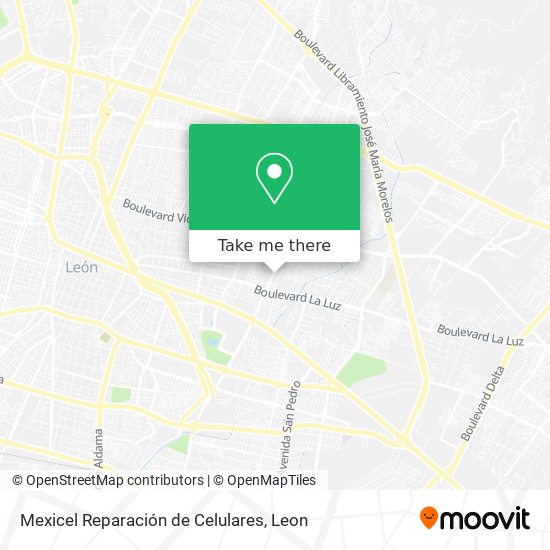 Mexicel Reparación de Celulares map