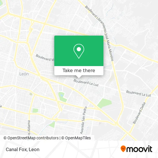 Canal Fox map