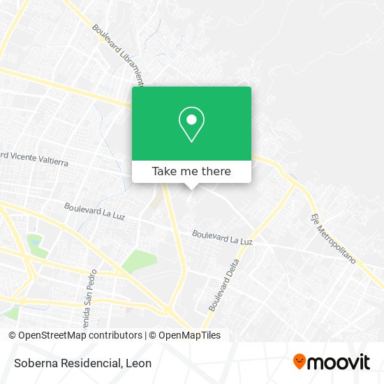 Soberna Residencial map